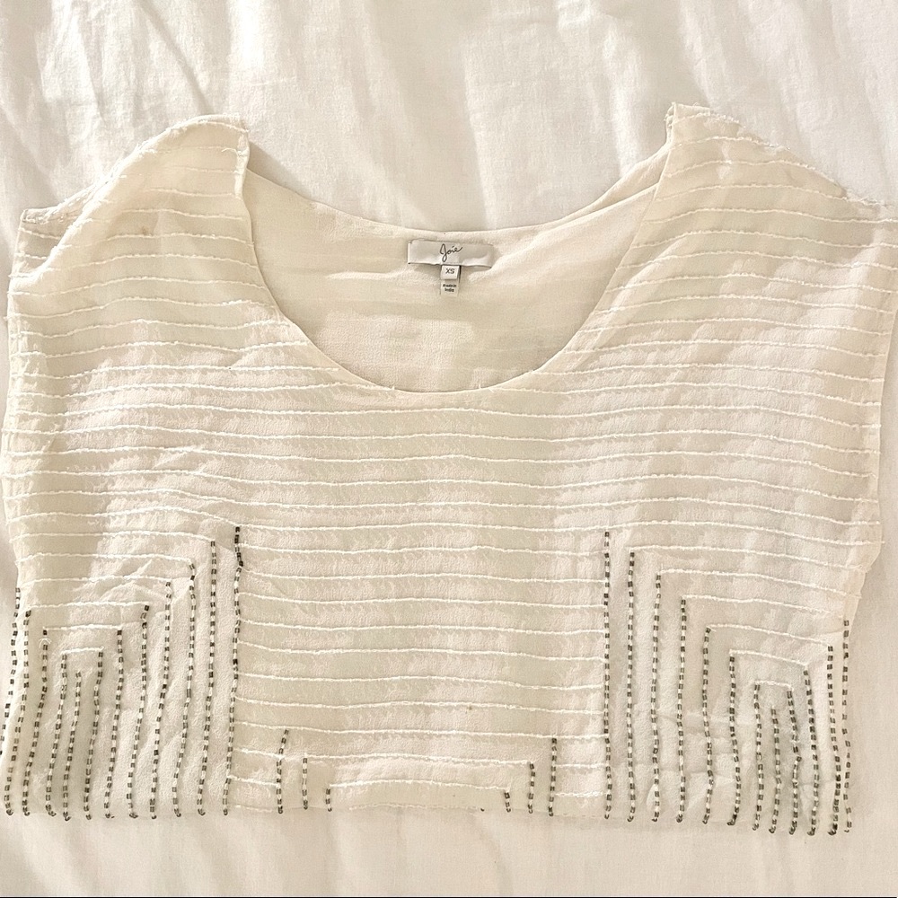 Joie Beaded Blouse
